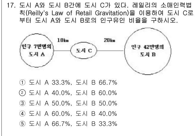 2006년 부동산학개론 17번 문제 (보기 포함 이미지)