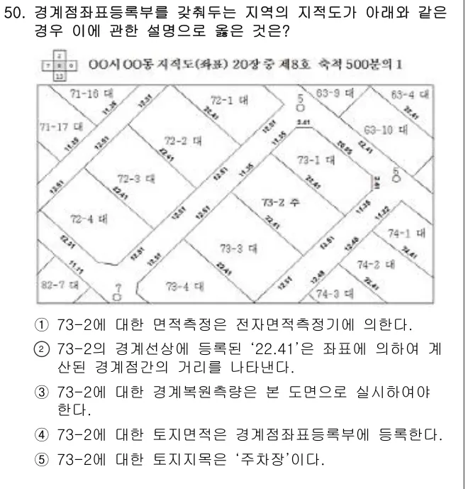 2010년 공시법·세법 50번 문제 (보기 포함 이미지)