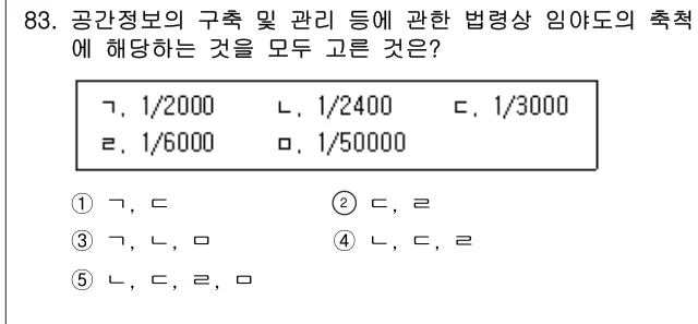 2021년 공시법·세법 83번 문제 (보기 포함 이미지)