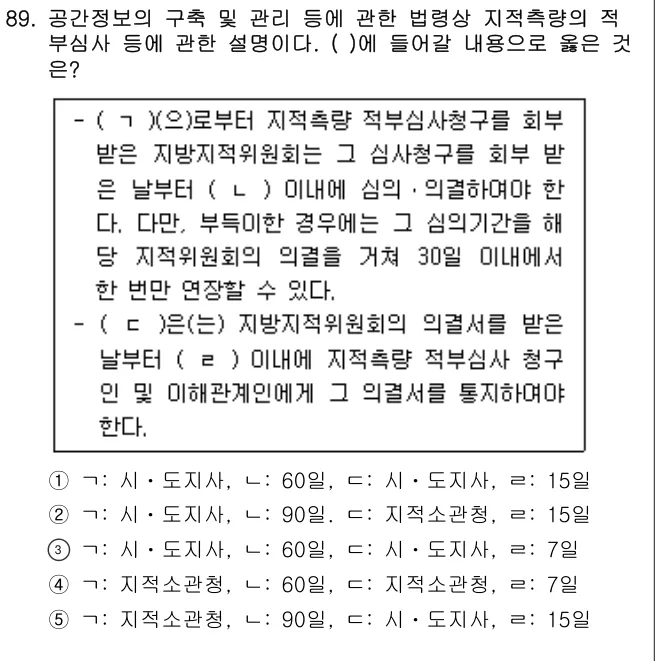 2025년 공시법·세법 89번 문제 (보기 포함 이미지)